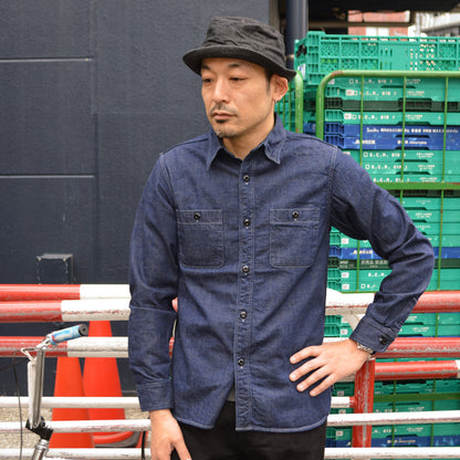 FULL COUNT "4890" DENIM WORK SHIRTS
