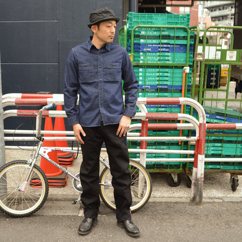 FULL COUNT "4890" DENIM WORK SHIRTS