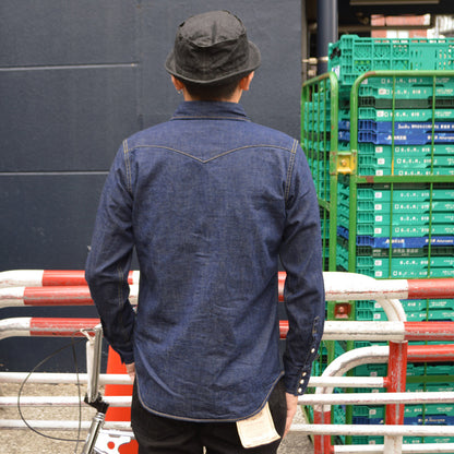 FULL COUNT "4894" DENIM WESTERN SHIRTS