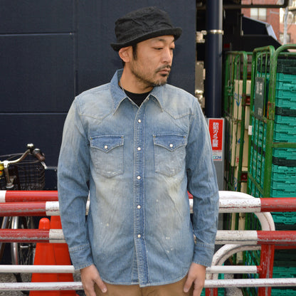 FULL COUNT "4894HW" Denim Western Shirts