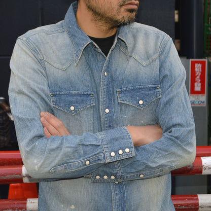 FULL COUNT "4894HW" Denim Western Shirts