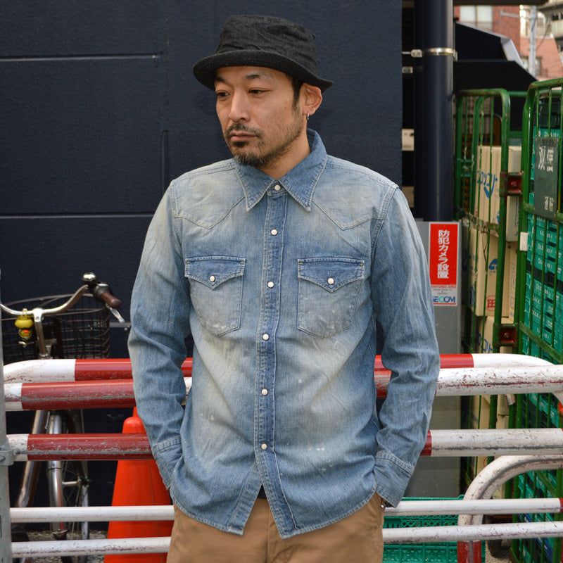 FULL COUNT "4894HW" Denim Western Shirts