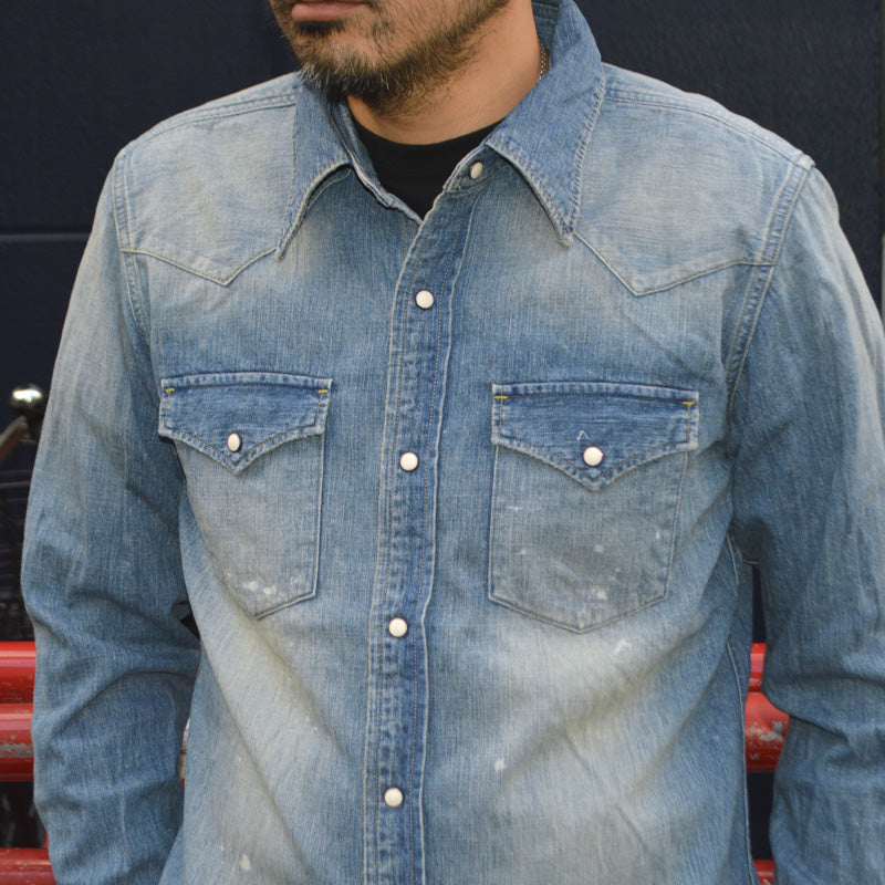 FULL COUNT "4894HW" Denim Western Shirts