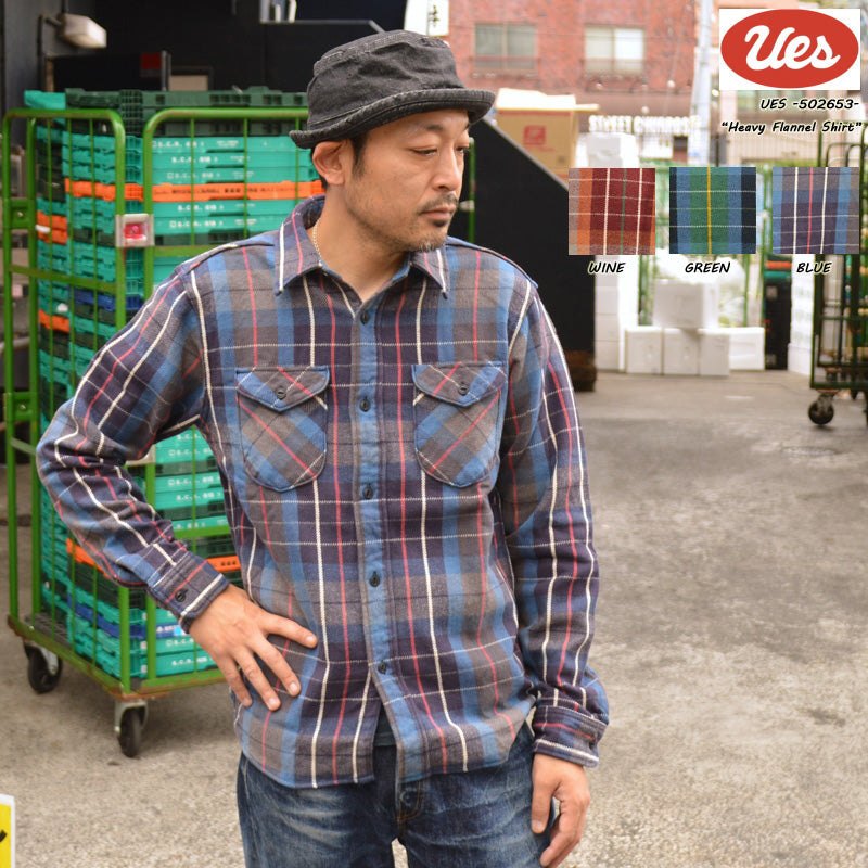 UES "502653" HEAVY FLANNEL SHIRTS