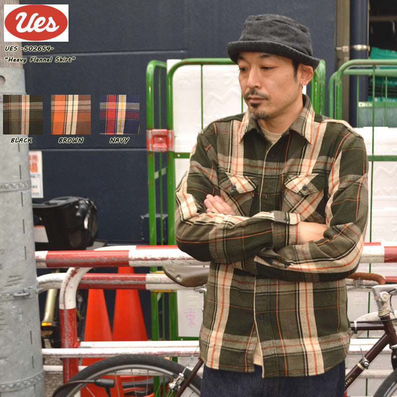 UES "502654" HEAVY FLANNEL SHIRTS