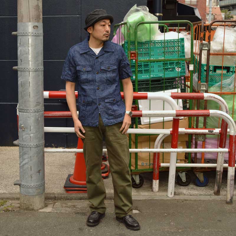 UES "582301" Linen S/S Safari Shirt