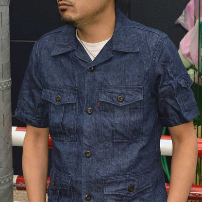 UES "582301" Linen S/S Safari Shirt