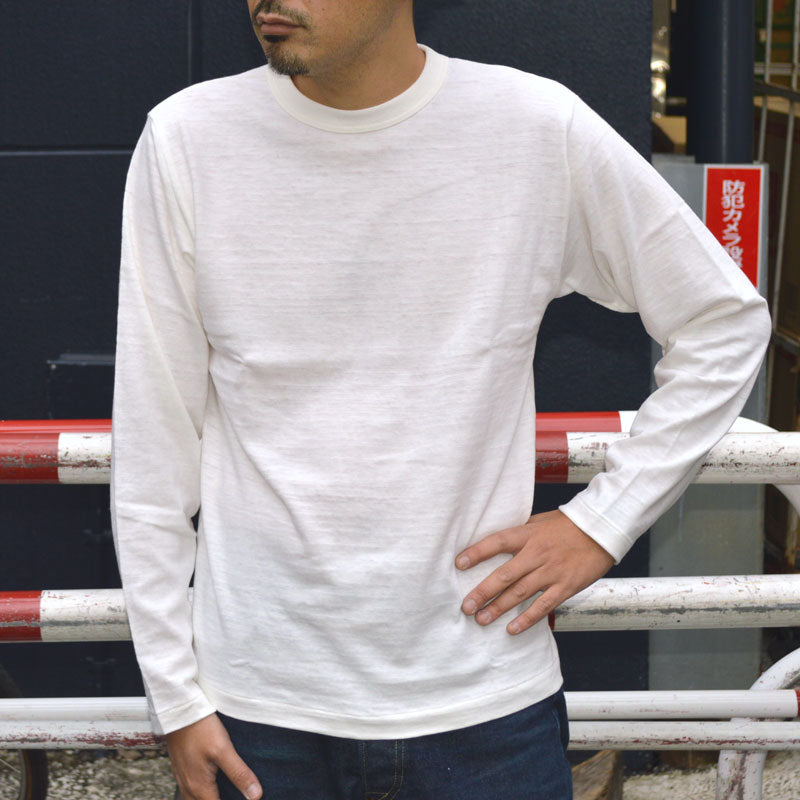 WARE HOUSE "5906" Long Sleeve Crew Neck T-shirt