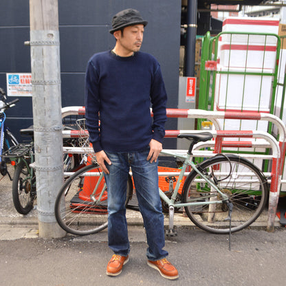 UES "60BW-I" Big Waffle T-Shirt Indigo