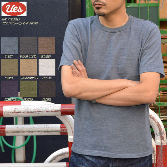 UES "652321" No. 8 Slab Nep Short Sleeve T-shirt