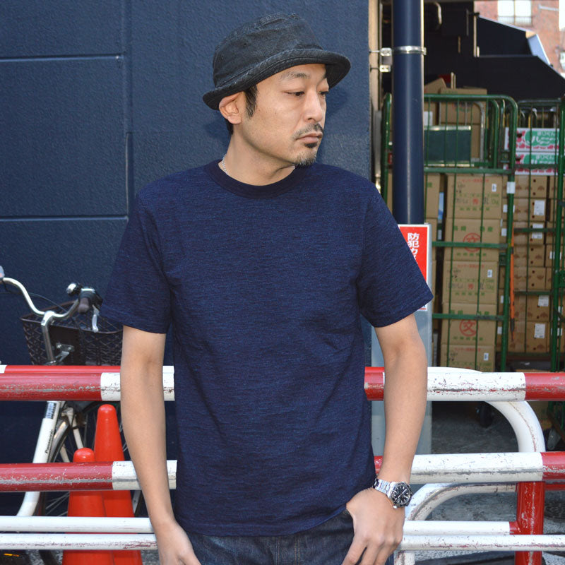 UES "652531" No.7 Yarn Indigo T-shirt