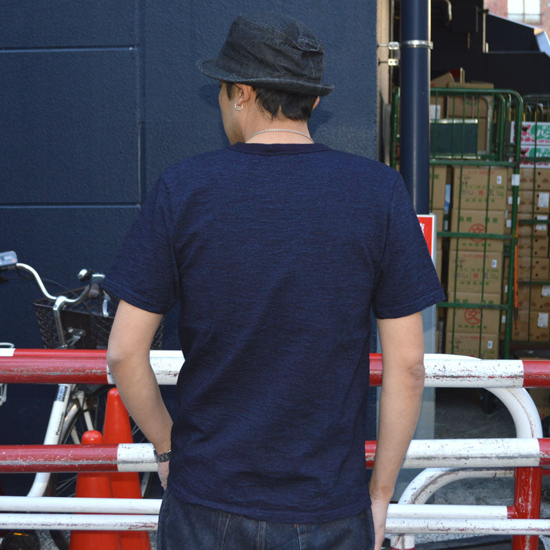 UES "652531" No.7 Yarn Indigo T-shirt