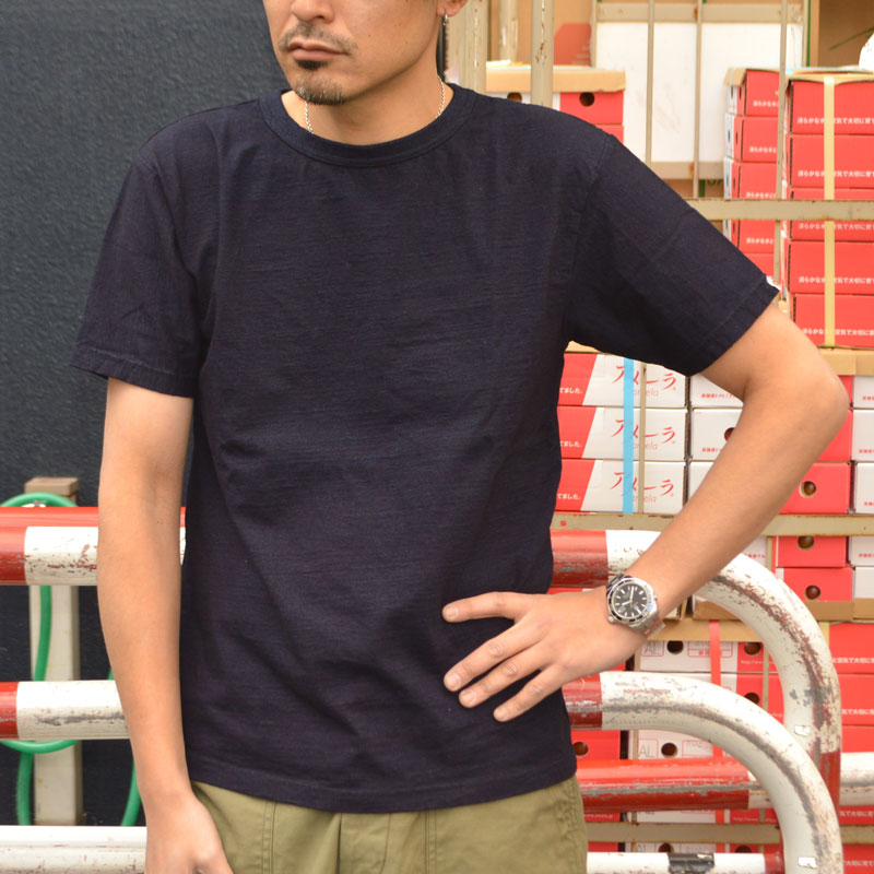 UES "652532" No.16 Yarn Indigo T-shirt