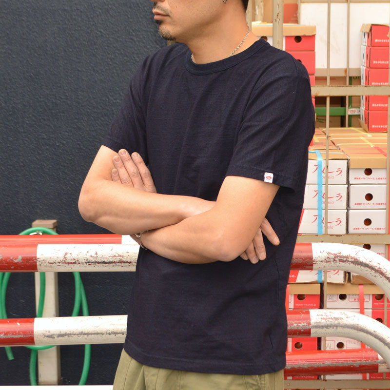 UES "652532" No.16 Yarn Indigo T-shirt