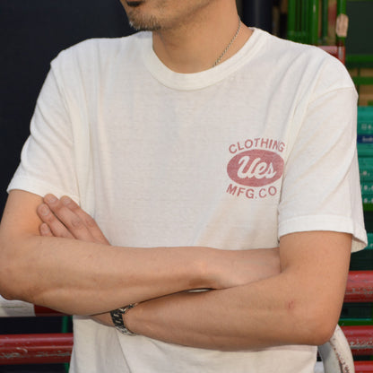 UES "652605" T-shirt "WASH＆WEAR"