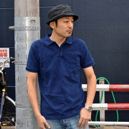 UES "67LW-I" INDIGO POLO SHIRT