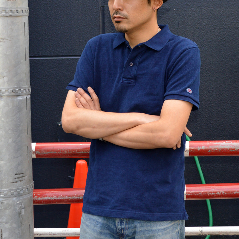 UES "67LW-I" INDIGO POLO SHIRT