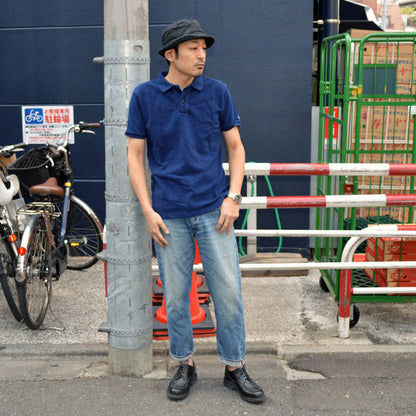 UES "67LW-I" INDIGO POLO SHIRT