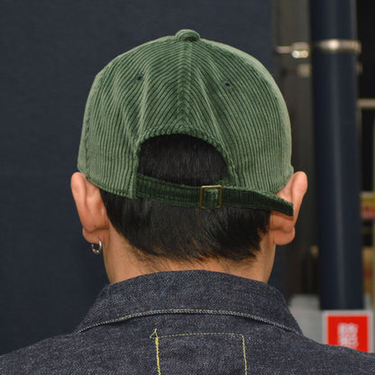 FULL COUNT ”6843-24A” 6Panel Corduroy Baseball 'F' Cap