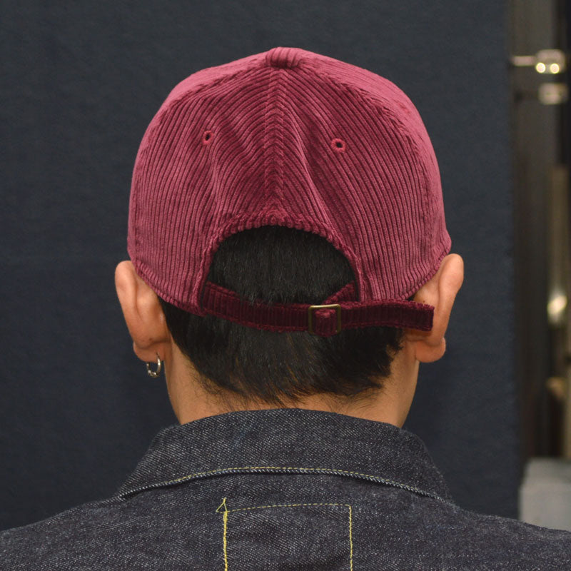 FULL COUNT ”6843-24A” 6Panel Corduroy Baseball 'F' Cap