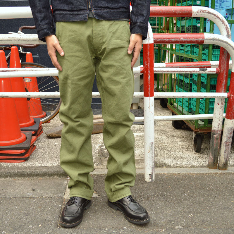 ONI DENIM "737-SVC-LOL" "737-SVC-KHB" 9.5oz Selvedge Chino Trousers