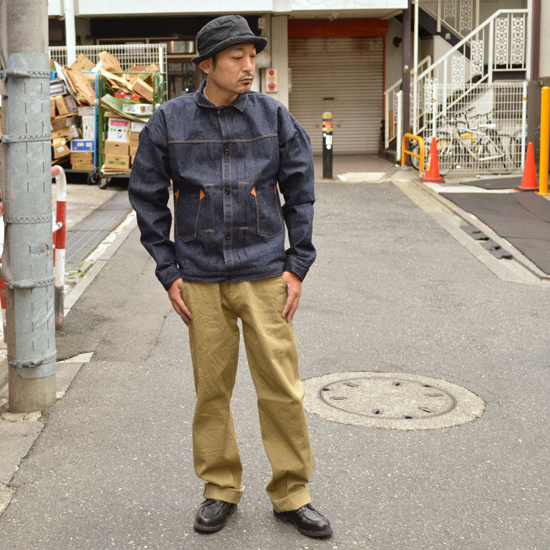 ONI DENIM "777-BRD" British Drill Wide Trousers