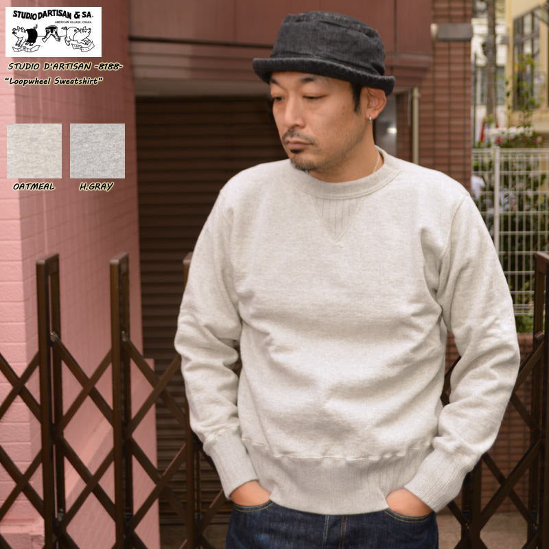STUDIO D'ARTISAN "8188" Loopwheel Sweatshirt