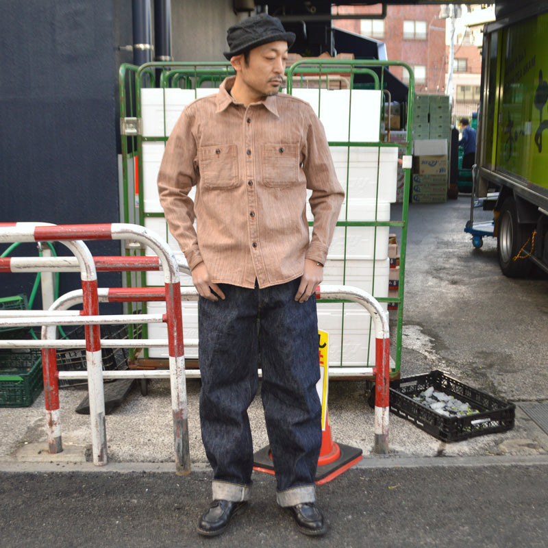 ONI DENIM "822-ONI KASE" 16oz Natural Indigo ONIKASE Super Wide Tapered