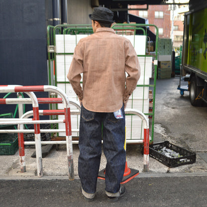 ONI DENIM "822-ONI KASE" 16oz Natural Indigo ONIKASE Super Wide Tapered