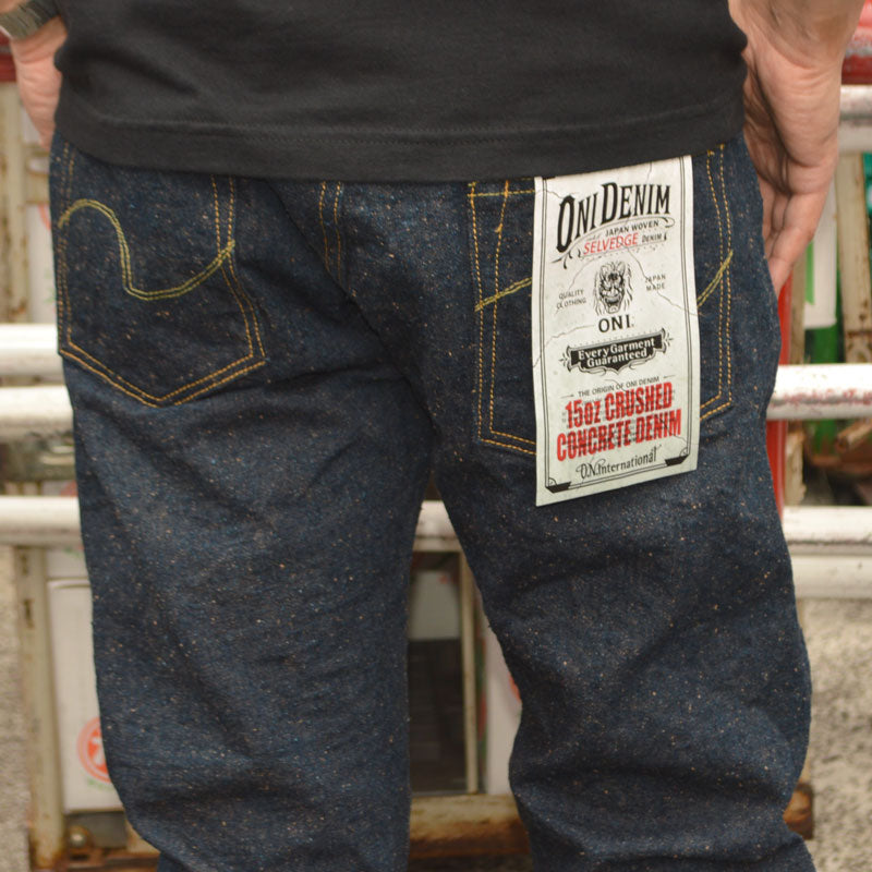 ONI DENIM "902CCD-MOCA" 15oz Crushed Concrete Denim Weft Moca