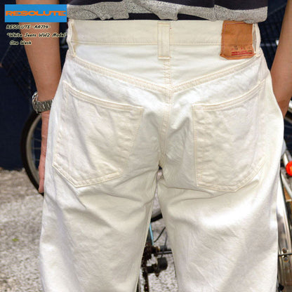 RESOLUTE "AA714" White Jeans WW2 Model