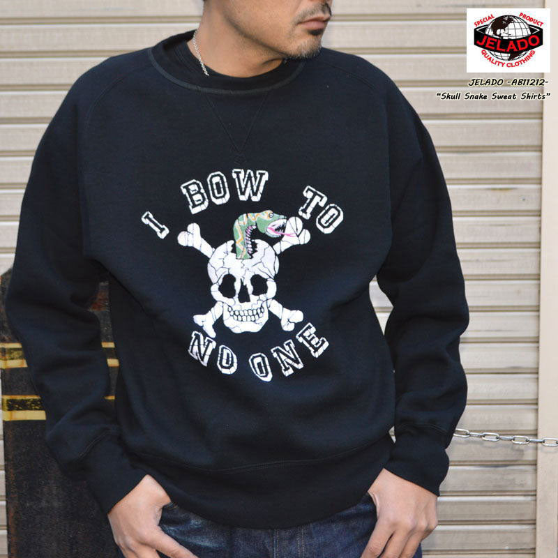 JELADO "AB11212" Skull Snake Sweat Shirt