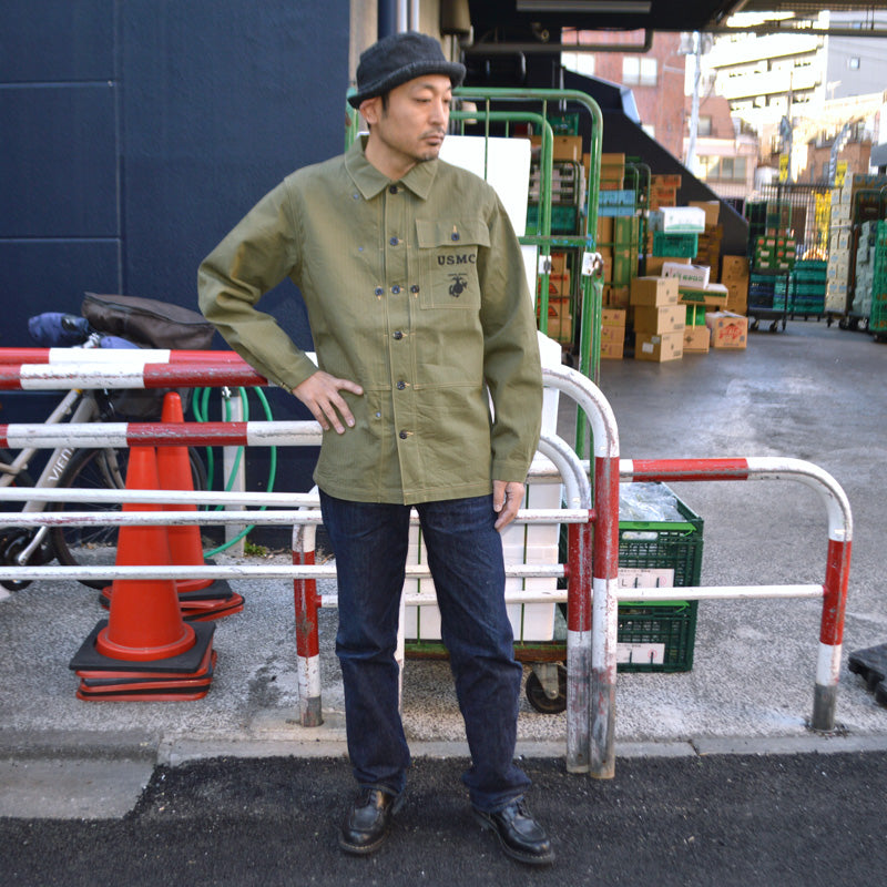 BUZZ RICKSON'S "BR15123" COAT, U.S. Marine Corps M-1944 Herringbone