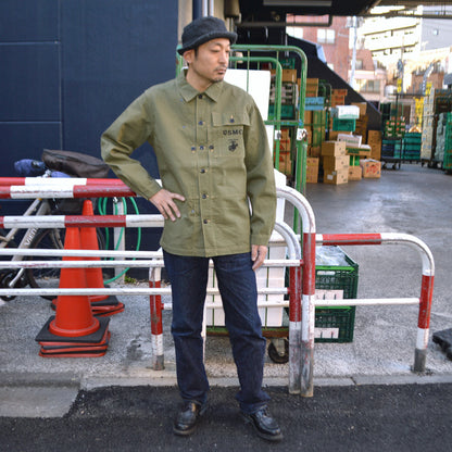 BUZZ RICKSON'S "BR15123" COAT, U.S. Marine Corps M-1944 Herringbone