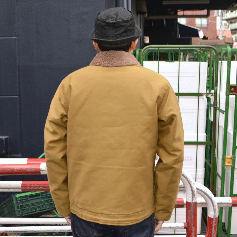 BUZZ RICKSON'S "BR15345" Type N-1 Khaki “NAVY DEPARTMENT DEMOTEX-ED”