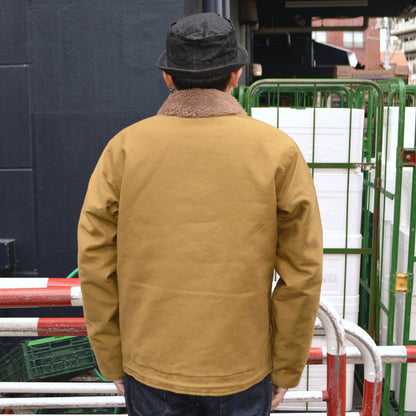 BUZZ RICKSON'S "BR15345" Type N-1 Khaki “NAVY DEPARTMENT DEMOTEX-ED”