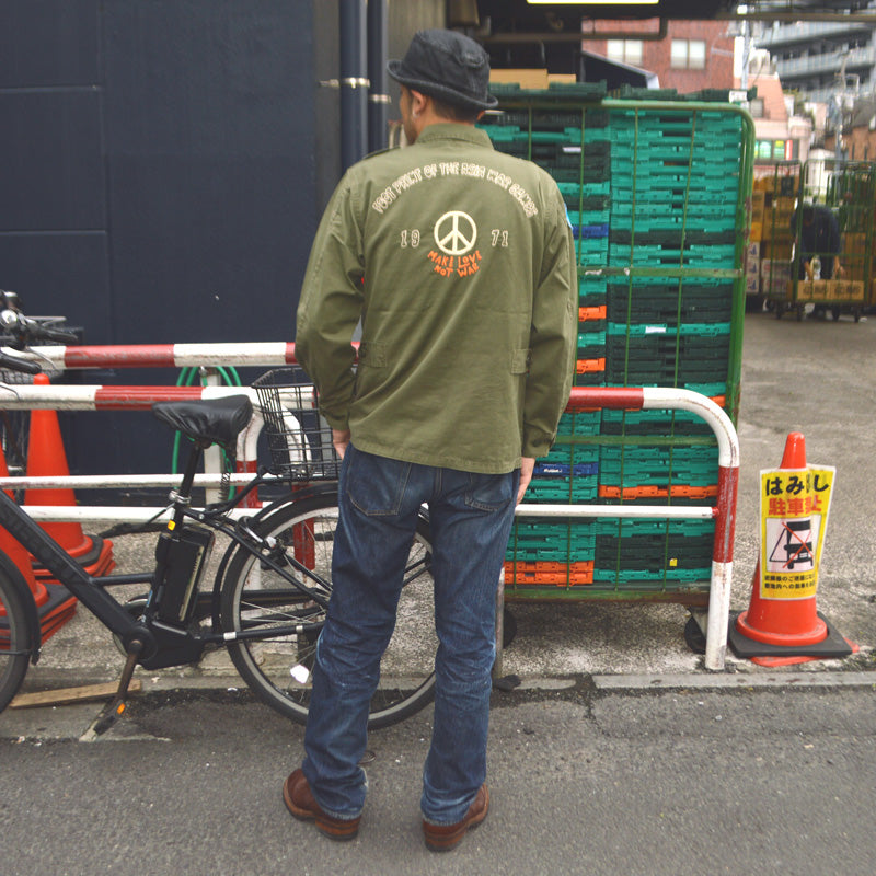 BUZZ RICKSON'S "BR15919" COAT, MAN'S COMBAT TROPICAL HAND EMBROIDERY