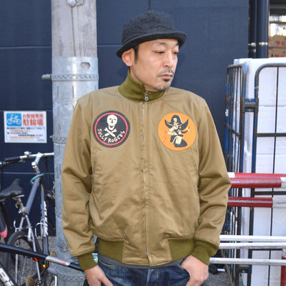 BUZZ RICKSON'S、BR15995、TANKERS SLASH POCKET BUZZ RICKSON'S MEG.CO. 90th BOMB .GP. JOLLY ROGERS