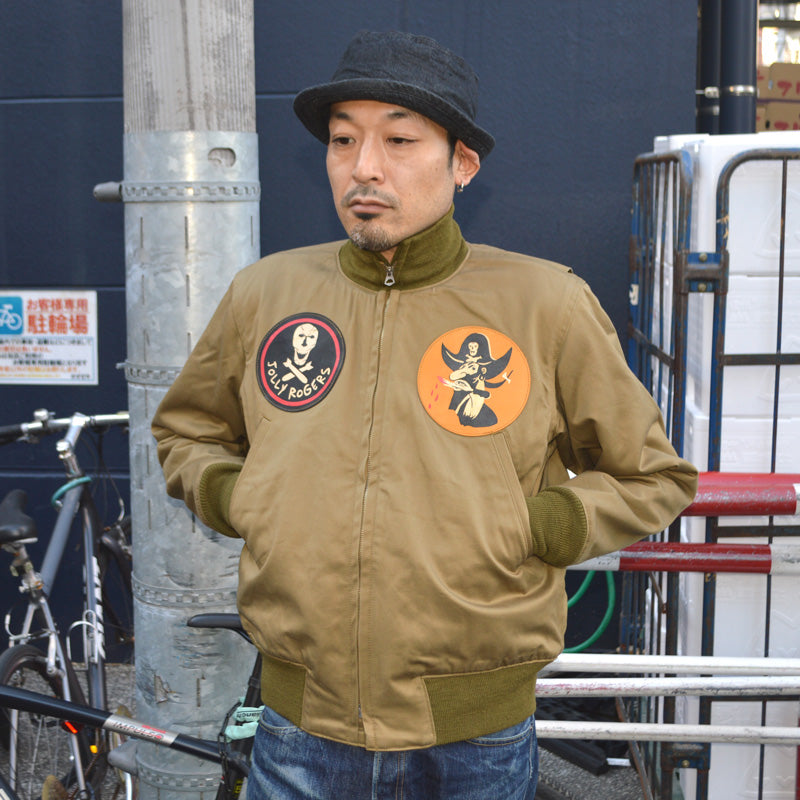 BUZZ RICKSON'S、BR15995、TANKERS SLASH POCKET BUZZ RICKSON'S MEG.CO. 90th BOMB .GP. JOLLY ROGERS