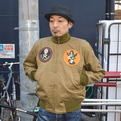 BUZZ RICKSON'S、BR15995、TANKERS SLASH POCKET BUZZ RICKSON'S MEG.CO. 90th BOMB .GP. JOLLY ROGERS