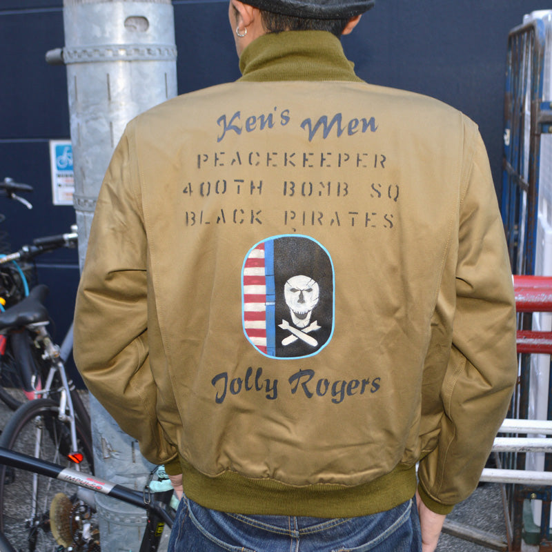 BUZZ RICKSON'S、BR15995、TANKERS SLASH POCKET BUZZ RICKSON'S MEG.CO. 90th BOMB .GP. JOLLY ROGERS