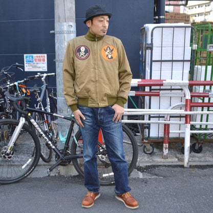 BUZZ RICKSON'S、BR15995、TANKERS SLASH POCKET BUZZ RICKSON'S MEG.CO. 90th BOMB .GP. JOLLY ROGERS