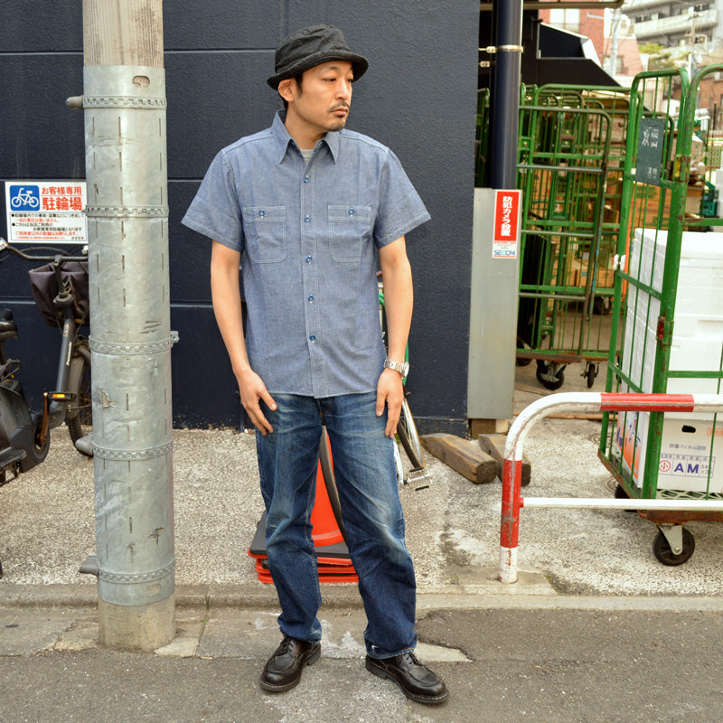 トップス Buzz Ricksons Chambray Work Shirt BUZZ RICKSON'S 