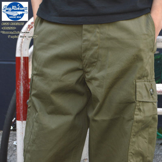 BUZZ RICKSON'S "BR42500" Trousers,Men's,Combat Tropical Short Length
