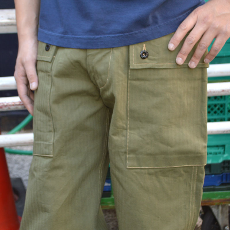 BUZZ RICKSON'S "BR42501" U.S.Marine Corps M-1944 Herringbone Pants