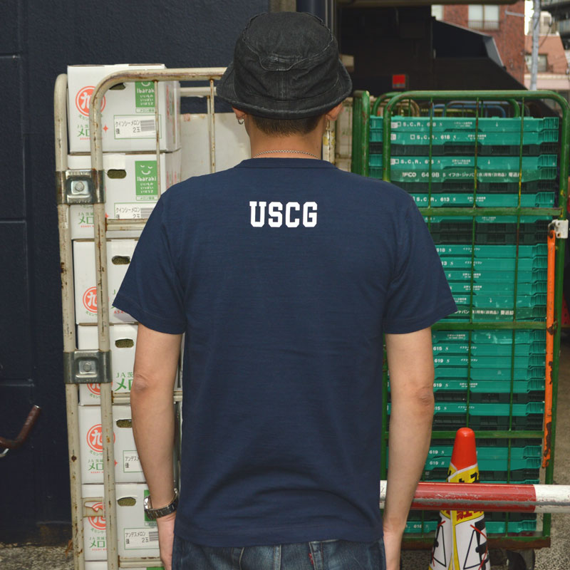 BUZZ RICKSON'S "BR79567" Slub Yarn T-shirt COAST GUARD