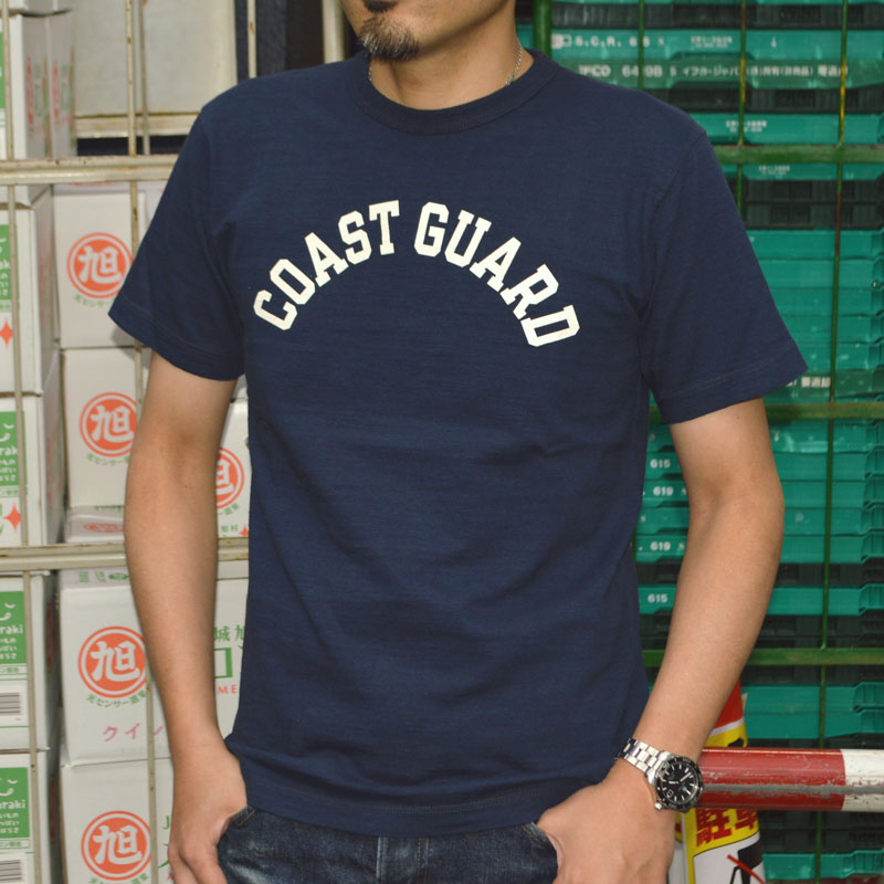BUZZ RICKSON'S "BR79567" Slub Yarn T-shirt COAST GUARD