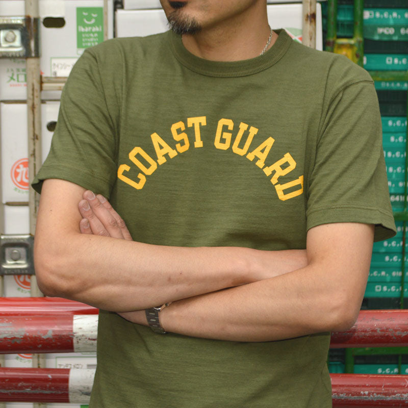 BUZZ RICKSON'S "BR79567" Slub Yarn T-shirt COAST GUARD