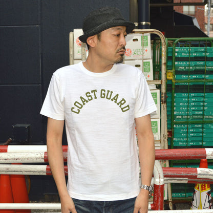 BUZZ RICKSON'S "BR79567" Slub Yarn T-shirt COAST GUARD