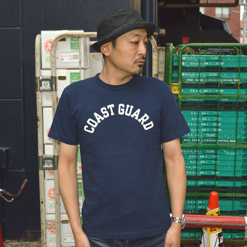 BUZZ RICKSON'S "BR79567" Slub Yarn T-shirt COAST GUARD